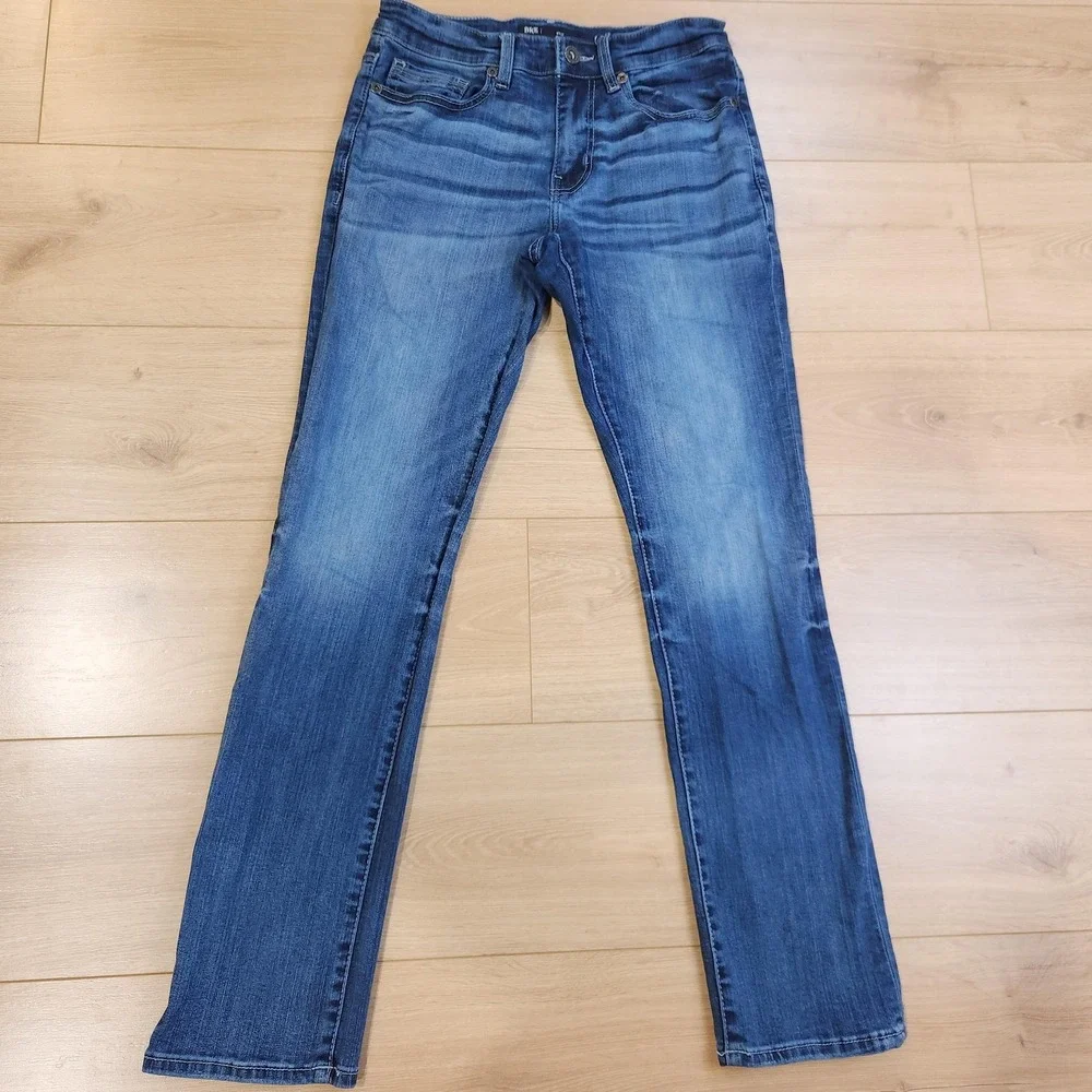BKE Alec Straight Jeans Mens 30x32 Blue Medium Wash Slim Denim‎ Stretch